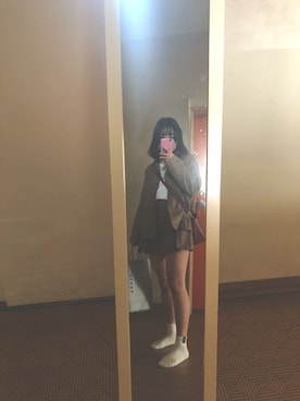 「no brand（ノーブランド）のアイテム（セットアップ）」を使った、나은さん（レディース・152cm）の春コーディネート