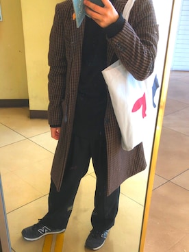 まつでみさん（メンズ・160cm）の冬コーディネート