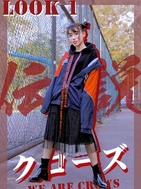 「ZARA（ザラ）のアイテム（シューズ、ブラック系）」を使った、Romantic Suicideさん（レディース）の春コーディネート