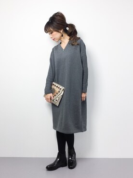 ..HK..さん（レディース・159cm）の冬コーディネート