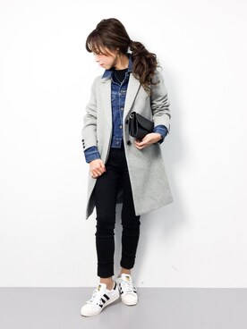 「BASE（ベース）のアイテム」を使った、..HK..さん（レディース・159cm）の冬コーディネート