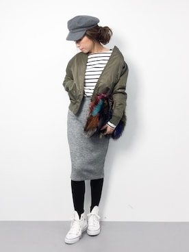 ..HK..さん（レディース・159cm）の冬コーディネート