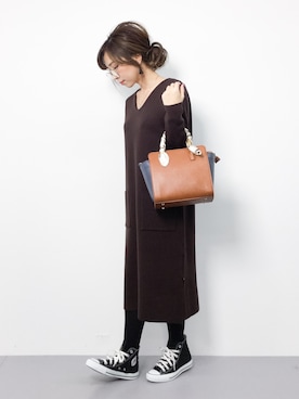 ..HK..さん（レディース・159cm）の冬コーディネート