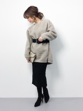 ..HK..さん（レディース・159cm）の冬コーディネート