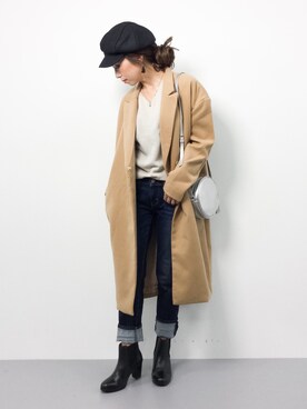 ..HK..さん（レディース・159cm）の冬コーディネート