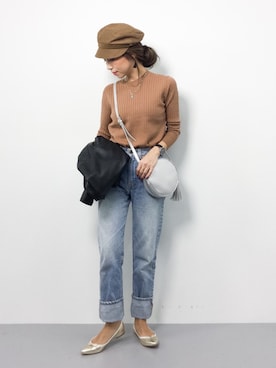 ..HK..さん（レディース・159cm）の冬コーディネート