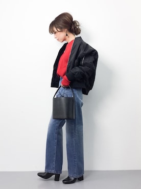 ..HK..さん（レディース・159cm）の冬コーディネート