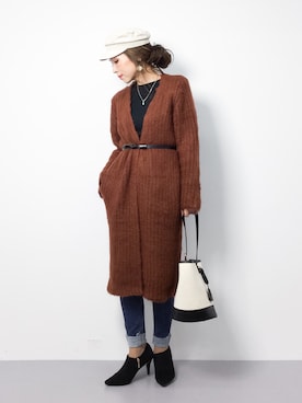 ..HK..さん（レディース・159cm）の冬コーディネート