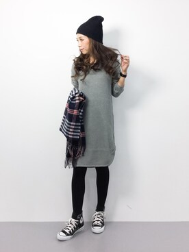 ..HK..さん（レディース・159cm）の冬コーディネート