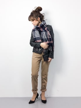 ..HK..さん（レディース・159cm）の冬コーディネート