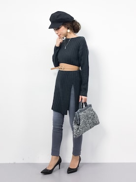 ..HK..さん（レディース・159cm）の冬コーディネート