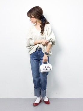 ..HK..さん（レディース・159cm）の冬コーディネート