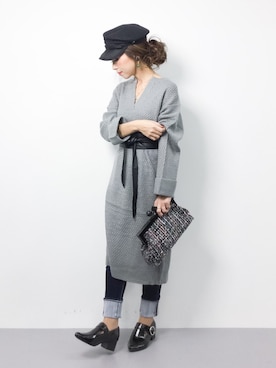 ..HK..さん（レディース・159cm）の冬コーディネート