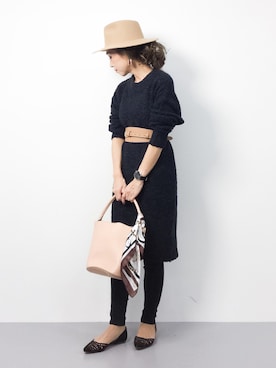 ..HK..さん(レディース・159cm)の冬コーディネート