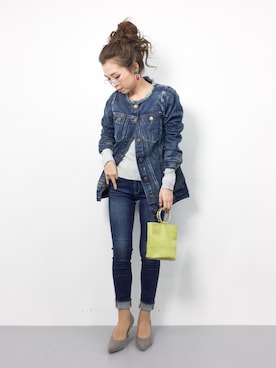 ..HK..さん（レディース・159cm）の冬コーディネート