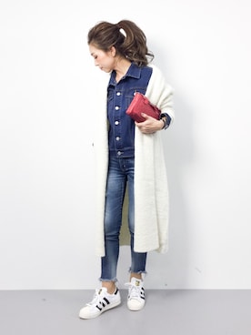 「sankyo shokai（サンキョウショウカイ）のアイテム（バッグ）」を使った、..HK..さん（レディース・159cm）の春コーディネート