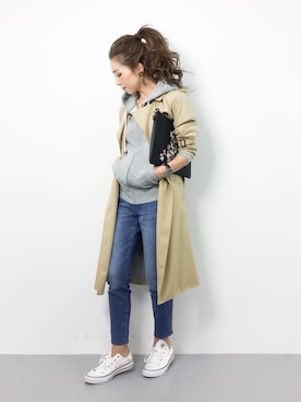 ..HK..さん（レディース・159cm）の春コーディネート