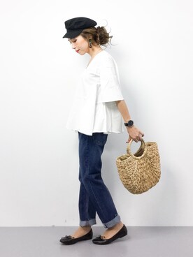 ..HK..さん（レディース・159cm）の春コーディネート