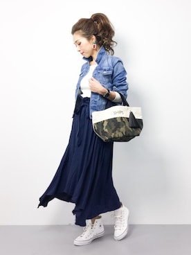 ..HK..さん（レディース・159cm）の春コーディネート