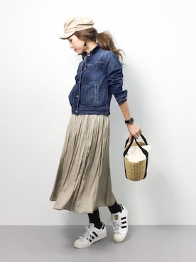 ..HK..さん（レディース・159cm）の春コーディネート