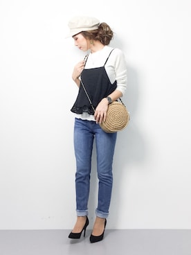 ..HK..さん（レディース・159cm）の春コーディネート