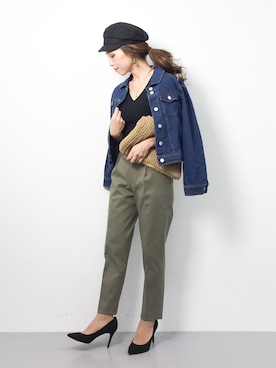 ..HK..さん（レディース・159cm）の春コーディネート