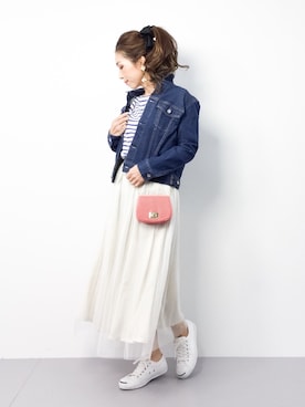 ..HK..さん（レディース・159cm）の春コーディネート