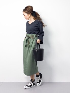 ..HK..さん（レディース・159cm）の春コーディネート