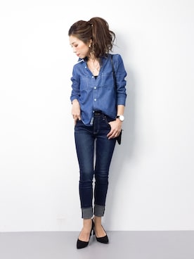 ..HK..さん（レディース・159cm）の春コーディネート