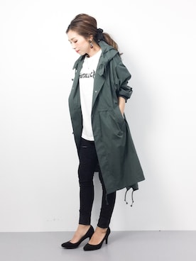 「Steven Alan（スティーブンアラン）のアイテム（その他アウター）」を使った、..HK..さん（レディース・159cm）の春コーディネート