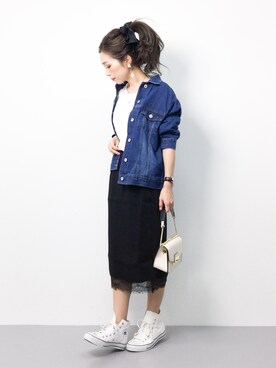 ..HK..さん（レディース・159cm）の春コーディネート