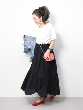 ..HK..さん（レディース・159cm）の春コーディネート