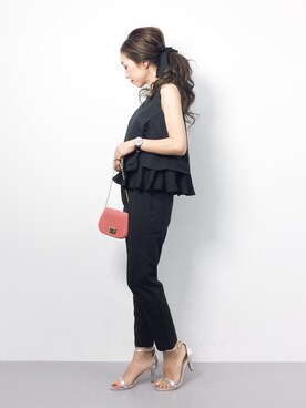 「Settimissimo（セッティミッシモ）のアイテム（つなぎ/オールインワン）」を使った、..HK..さん（レディース・159cm）の春コーディネート