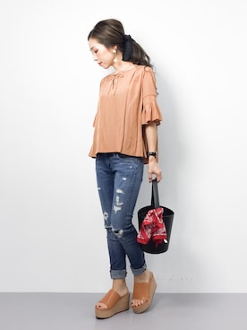 ..HK..さん（レディース・159cm）の春コーディネート