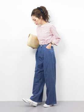 ..HK..さん（レディース・159cm）の春コーディネート