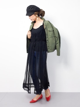 「Another Edition（アナザーエディション）のアイテム（ワンピース/ドレス）」を使った、..HK..さん（レディース・159cm）の春コーディネート