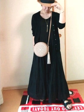 「topic luxe（トピックラックス）のアイテム」を使った、marikoさん（レディース・154cm）の夏コーディネート