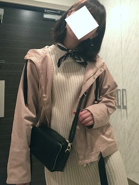 「RAY CASSIN（レイカズン）のアイテム（マウンテンパーカー）」を使った、のんさん（レディース・150cm）の春コーディネート