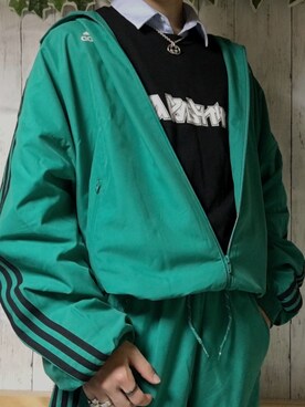 「Gosha Rubchinskiy（ゴーシャラブチンスキー）のアイテム（ジャケット/アウター）」を使った、きーぼーさん（メンズ・170cm）の冬コーディネート