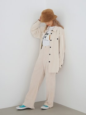 「SLOBE citron.（スローブシトロン）のアイテム（アクセサリー）」を使った、marinaさん（レディース・160cm）の秋コーディネート