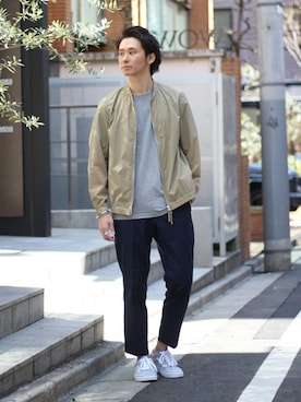 「old skool」｜417 officialさん（メンズ・173cm）の春コーディネート