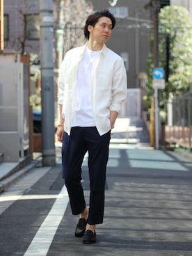 417 officialさん（メンズ・173cm）の春コーディネート