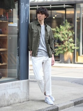 417 officialさん（メンズ・173cm）の春コーディネート