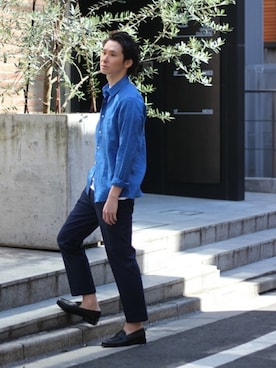 417 officialさん（メンズ・173cm）の春コーディネート