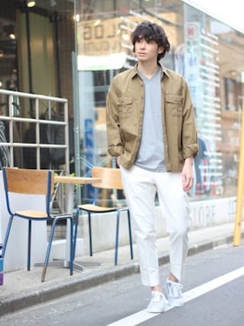 417 officialさん（メンズ・173cm）の春コーディネート