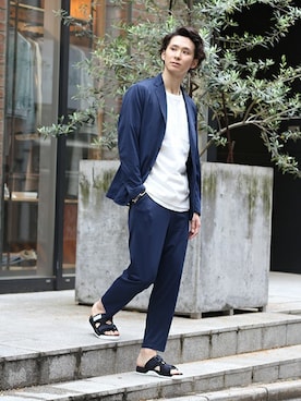 417 officialさん（メンズ・173cm）の春コーディネート