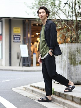 417 officialさん（メンズ・173cm）の夏コーディネート