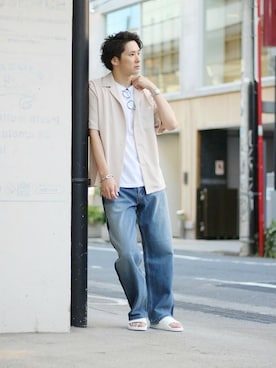 417 officialさん（メンズ・173cm）の夏コーディネート