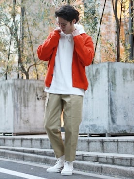 417 officialさん（メンズ・173cm）の冬コーディネート