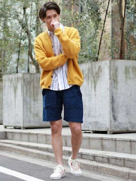 417 officialさん（メンズ・173cm）の春コーディネート